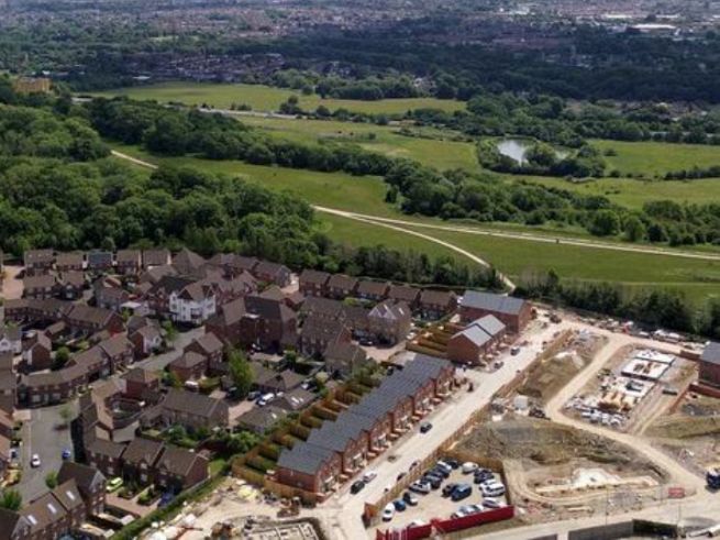 Aerial view of One Lockleaze devlopment site